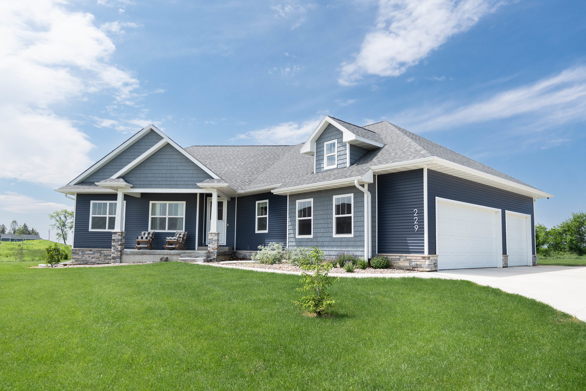 Absolutely stunning ranch home located in hudson iowa